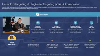 Linkedin Retargeting Strategies For Targeting Potential Customers Ppt Guidelines