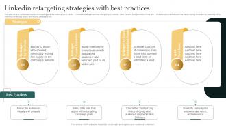 Linkedin Retargeting Strategies With Best Practices Remarketing Strategies For Maximizing Sales
