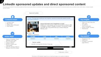 Linkedin Sponsored Updates And Linkedin Marketing Channels To Improve Lead Generation MKT SS V