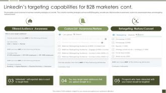 Linkedins Targeting Capabilities For B2B Marketers B2B Digital Marketing Playbook
