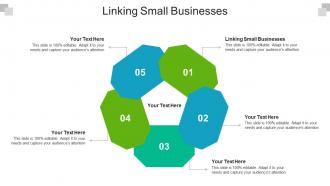 Linking small businesses ppt powerpoint presentation file styles cpb
