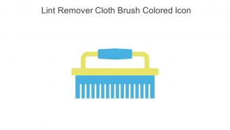 Lint Remover Cloth Brush Colored Icon In Powerpoint Pptx Png And Editable Eps Format