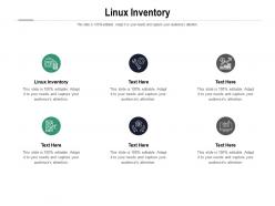 Linux inventory ppt powerpoint presentation model topics cpb