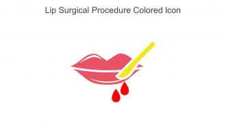 Lip Surgical Procedure Colored Icon In Powerpoint Pptx Png And Editable Eps Format