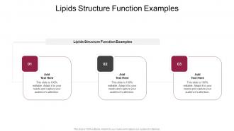 Lipids Structure Function Examples In Powerpoint And Google Slides Cpb