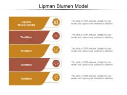 Lipman blumen model ppt powerpoint presentation portfolio format cpb