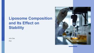 Liposome Composition And Its Effect On Stability PPT Slides AT