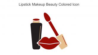 Lipstick Makeup Beauty Colored Icon In Powerpoint Pptx Png And Editable Eps Format