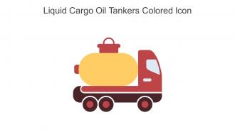 Liquid Cargo Oil Tankers Colored Icon In Powerpoint Pptx Png And Editable Eps Format