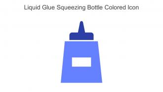 Liquid Glue Squeezing Bottle Colored Icon In Powerpoint Pptx Png And Editable Eps Format