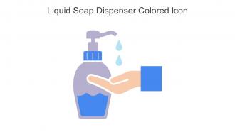 Liquid Soap Dispenser Colored Icon In Powerpoint Pptx Png And Editable Eps Format