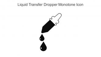 Liquid Transfer Dropper Monotone Icon In Powerpoint Pptx Png And Editable Eps Format