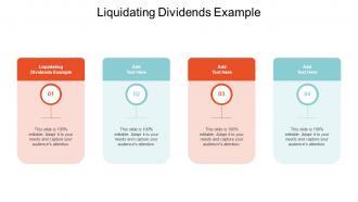 Liquidating Dividends Example In Powerpoint And Google Slides Cpb