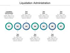 Liquidation administration ppt powerpoint presentation slides skills cpb