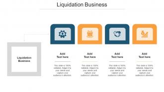 Liquidation Business Ppt Powerpoint Presentation Portfolio Smartart Cpb