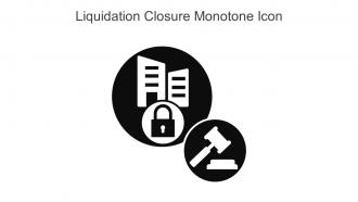 Liquidation Closure Monotone Icon In Powerpoint Pptx Png And Editable Eps Format