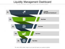 Liquidity management dashboard ppt powerpoint presentation gallery rules cpb