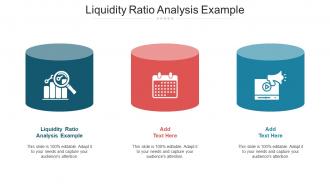 Liquidity Ratio Analysis Example Ppt Powerpoint Presentation Pictures Mockup Cpb