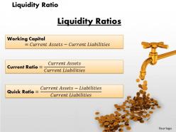 Liquidity ratio powerpoint presentation slide template