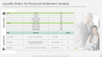 Liquidity Ratios For Financial Statement Analysis