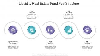 Liquidity Real Estate Fund Fee Structure In Powerpoint And Google Slides Cpb