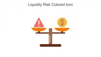Liquidity Risk Colored Icon In Powerpoint Pptx Png And Editable Eps Format