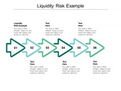 Liquidity risk example ppt powerpoint presentation layouts deck cpb