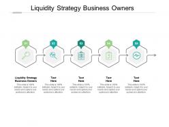 Liquidity strategy business owners ppt powerpoint presentation layouts cpb