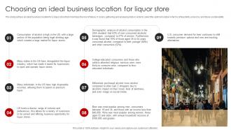 Liquor Store Franchise Business Plan Choosing An Ideal Business Location Liquor Store BP SS