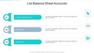 List Balance Sheet Accounts In Powerpoint And Google Slides Cpb