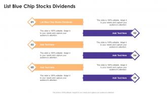 List Blue Chip Stocks Dividends In Powerpoint And Google Slides Cpb