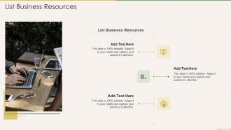 List Business Resources In Powerpoint And Google Slides Cpb