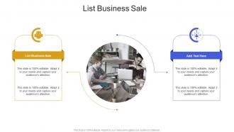List Business Sale In Powerpoint And Google Slides Cpb