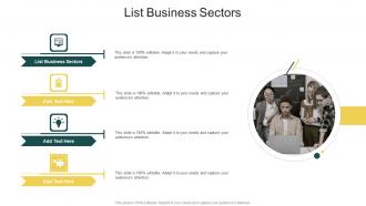 List Business Sectors In Powerpoint And Google Slides Cpb