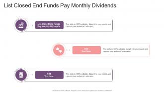 List Closed End Funds Pay Monthly Dividends In Powerpoint And Google Slides Cpb