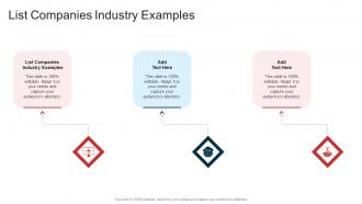 List Companies Industry Examples In Powerpoint And Google Slides Cpb