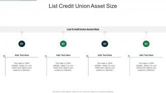 List Credit Union Asset Size In Powerpoint And Google Slides Cpb