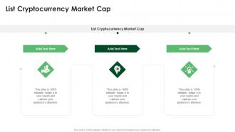 List Cryptocurrency Market Cap In Powerpoint And Google Slides Cpb