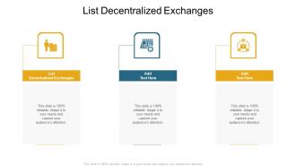 List Decentralized Exchanges In Powerpoint And Google Slides Cpb
