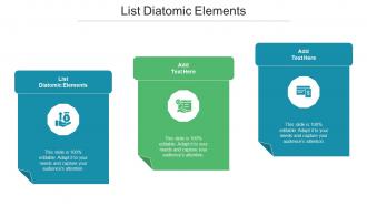 List Diatomic Elements Ppt Powerpoint Presentation Icon Samples Cpb