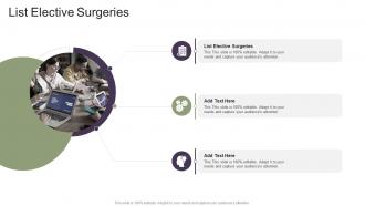 List Elective Surgeries In Powerpoint And Google Slides Cpb