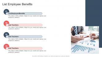 List Employee Benefits In Powerpoint And Google Slides Cpb