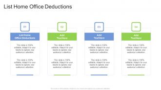 List Home Office Deductions In Powerpoint And Google Slides Cpb