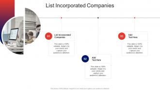 List Incorporated Companies In Powerpoint And Google Slides Cpb