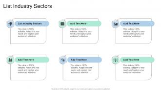 List Industry Sectors In Powerpoint And Google Slides Cpb