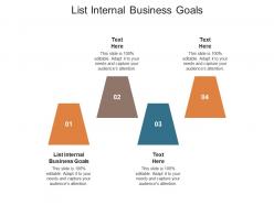List internal business goals ppt powerpoint presentation templates cpb