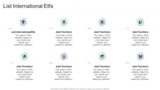 List International ETFS In Powerpoint And Google Slides Cpb