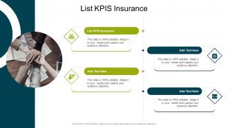 List KPIs Insurance In Powerpoint And Google Slides Cpb