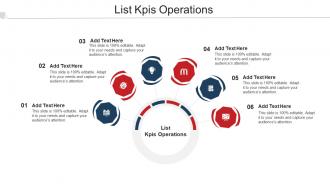 List KPIs Operations Ppt Powerpoint Presentation Slides Graphics Cpb
