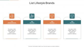 List Lifestyle Brands In Powerpoint And Google Slides Cpb